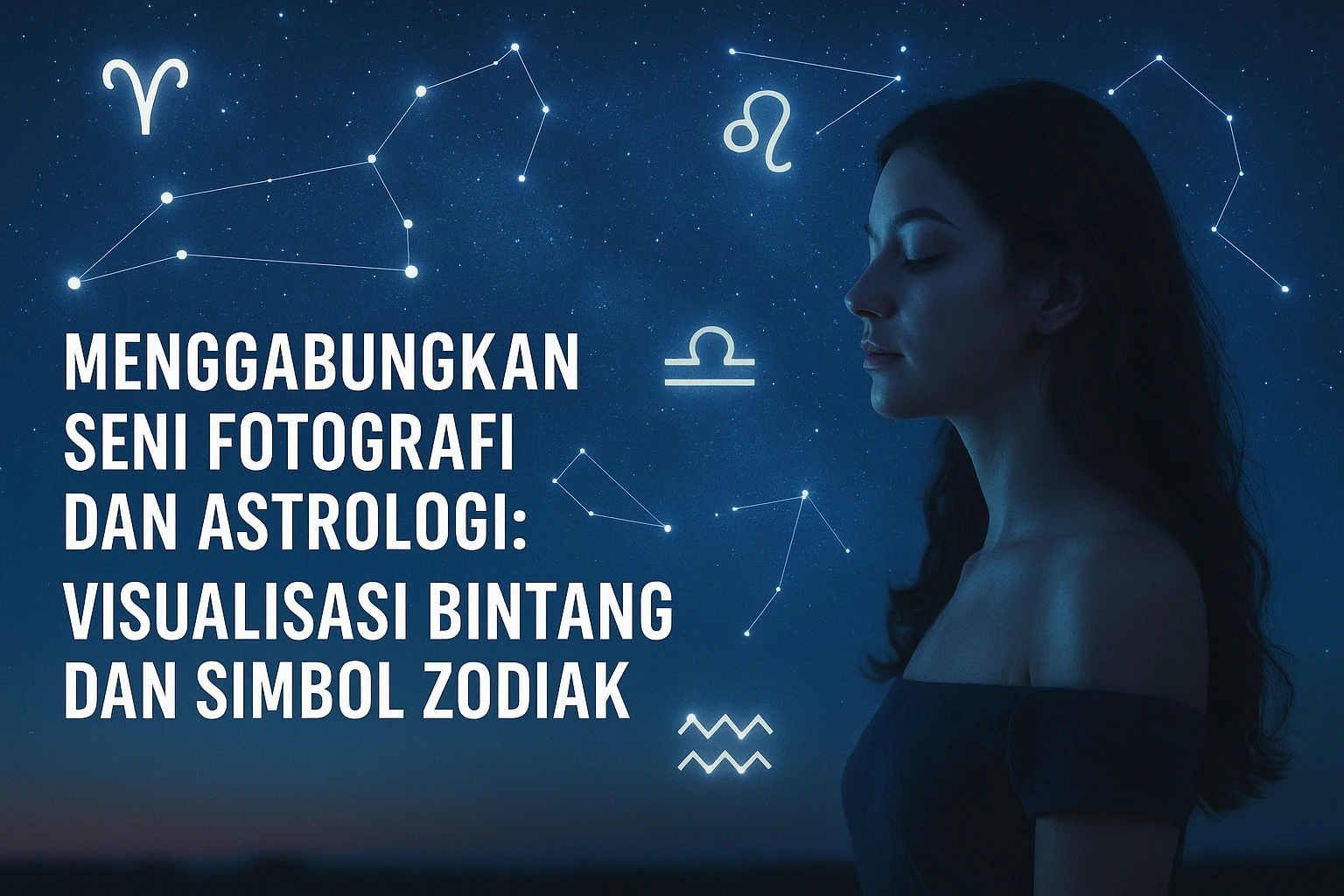 Fotografi Astrologi Menggabungkan Seni  Visualisasi Bintang dan Simbol Zodiak
